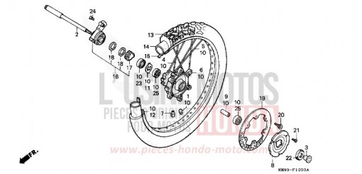 VORDERRAD XL600VP de 1993