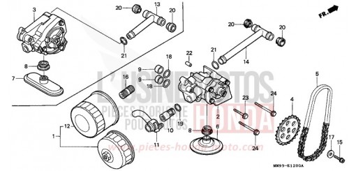 OELFILTER/OELPUMPE XL600VR de 1994