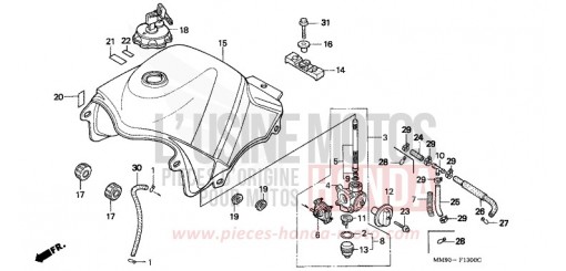KRAFTSTOFFTANK XL600VR de 1994