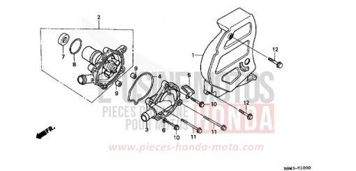 WASSERPUMPE XL600VT de 1996
