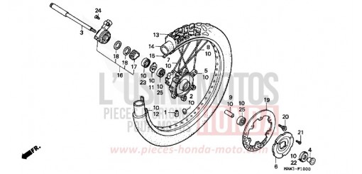 VORDERRAD XL600VT de 1996