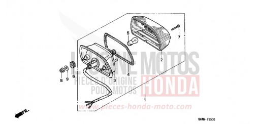HECKLEUCHTE XL600VW de 1998