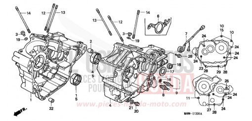 KURBELGEHAEUSE XL600VX de 1999