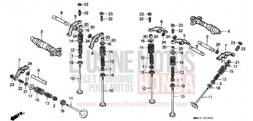 NOCKENWELLE/VENTIL XL600VJ de 1988