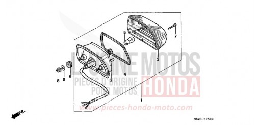 HECKLEUCHTE XL600VT de 1996
