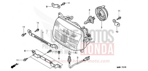 SCHEINWERFER XL600VV de 1997