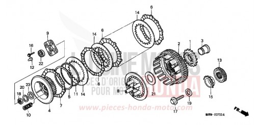 KUPPLUNG XL600VX de 1999