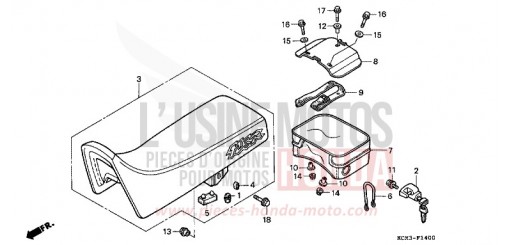 SITZ XLR125RW de 1998