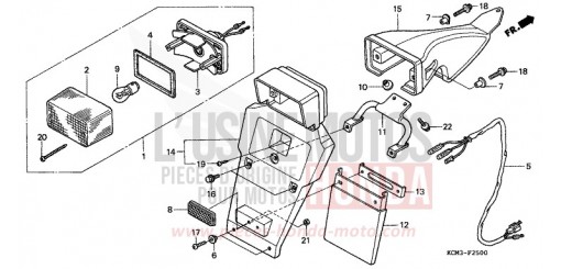 HECKLEUCHTE XLR125RW de 1998