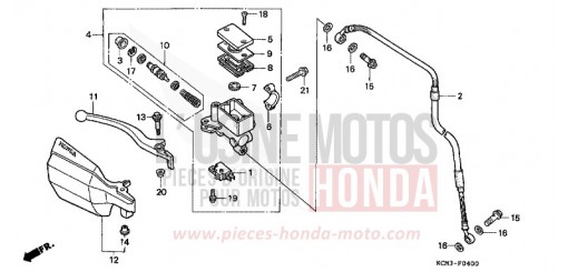 VORDERRADBREMSE XLR125RW de 1998