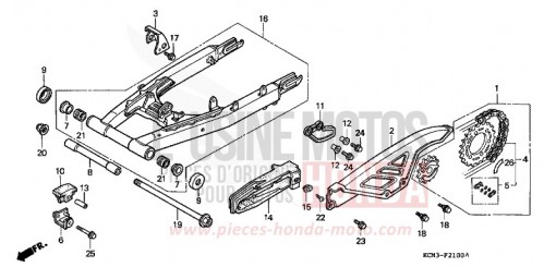 SCHWINGE XLR125RW de 1998