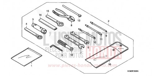 WERKZEUGE XLR125RW de 1998