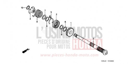 KICKSTARTERSPINDEL XR50R2 de 2002