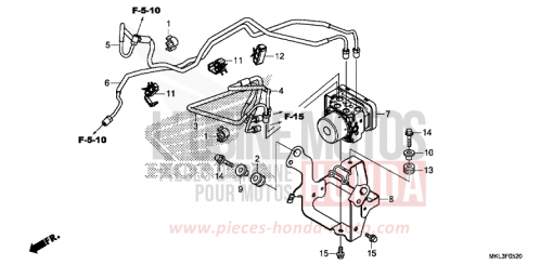 ABS-MODULATOR NC750XAL de 2020