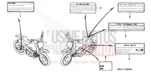 WARNETIKETT XR50R3 de 2003