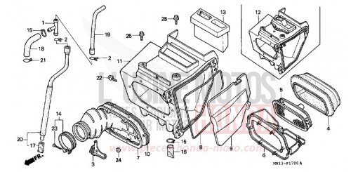 LUFTFILTER XR600RP de 1993