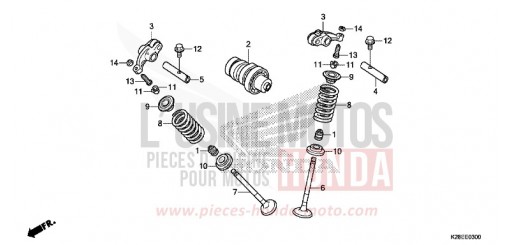 NOCKENWELLE/VENTIL CRF125FP de 2023