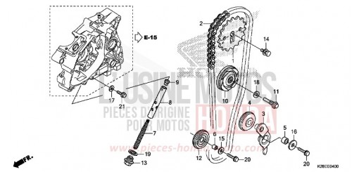 NOCKENWELLENKETTE/SPANNVORRICHTUNG CRF125FP de 2023