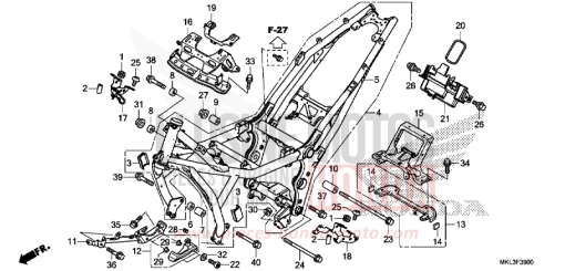 RAHMENKOERPER NC750XAL de 2020