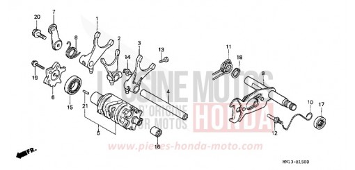 SCHALTWALZE XR600RT de 1996