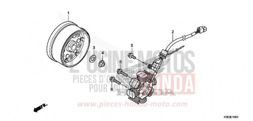 GENERATOR CRF125FBK de 2019