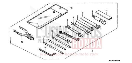 WERKZEUGE XRV750L de 1990
