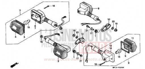 BLINKER XRV750L de 1990