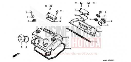 ZYLINDERKOPFDECKEL XRV750N de 1992