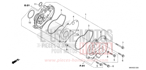 WASSERPUMPE NC750XAM de 2021