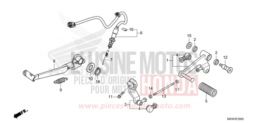 PEDAL NC750XAM de 2021