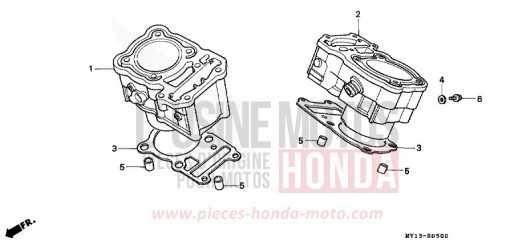 ZYLINDER XRV750R de 1994