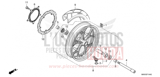 VORDERRAD NC750XAM de 2021