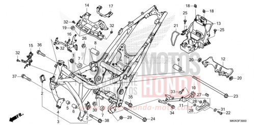 RAHMENKOERPER NC750XAM de 2021
