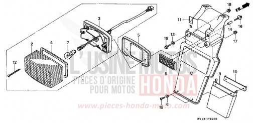 HECKLEUCHTE XRV750W de 1998