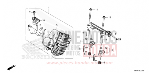 DROSSELKLAPPENGEHAEUSE NC750XAM de 2021