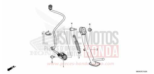 SEITENSTAENDER NC750XAM de 2021