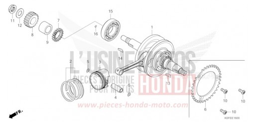 KURBELWELLE/KOLBEN Z125MAN de 2022