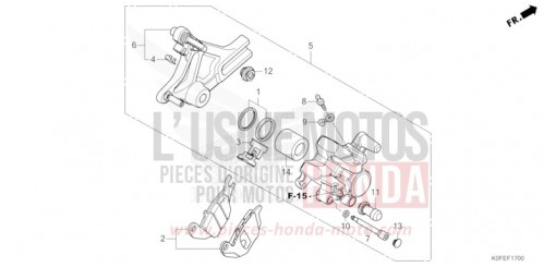 HINTERRAD-BREMSSATTEL Z125MAN de 2022