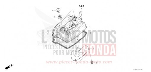 ZYLINDERKOPFDECKEL CRF250RP de 2023