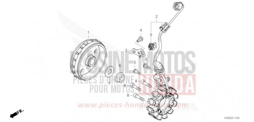 GENERATOR CRF250RP de 2023