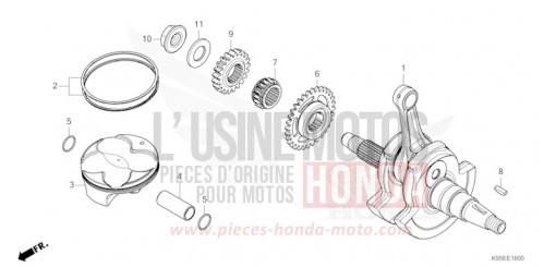 KURBELWELLE/KOLBEN CRF250RP de 2023