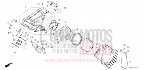 LUFTFILTER CRF250RP de 2023