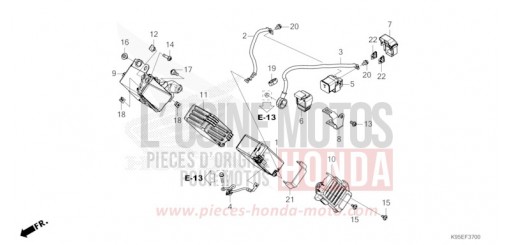 BATTERIE CRF250RP de 2023