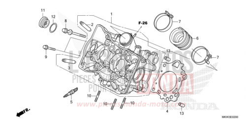 ZYLINDERKOPF NC750XAM de 2021