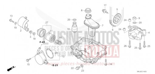 OELWANNE/OELPUMPE CB1000RAP de 2023