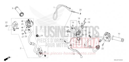 HEBELGRIFF/SCHALTER/KABEL CB1000RAP de 2023