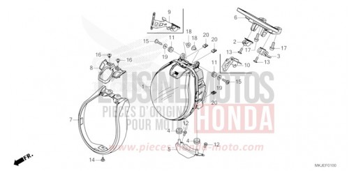 SCHEINWERFER CB1000RAP de 2023