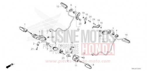 BLINKER CB1000RAP de 2023