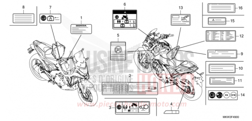 WARNETIKETT NC750XAM de 2021