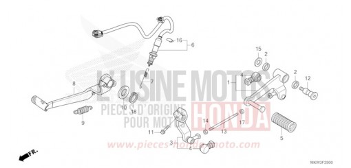 PEDAL NC750XAP de 2023